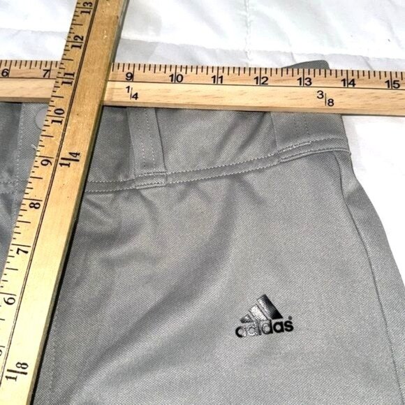 Adidas Youth Boys Gray Baseball Pants Size L Polyester - Picture 7 of 8